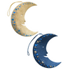 ornament - recycled paper board - crescent moon by east end press