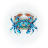brooch pin - ornate blue crab by trovelore