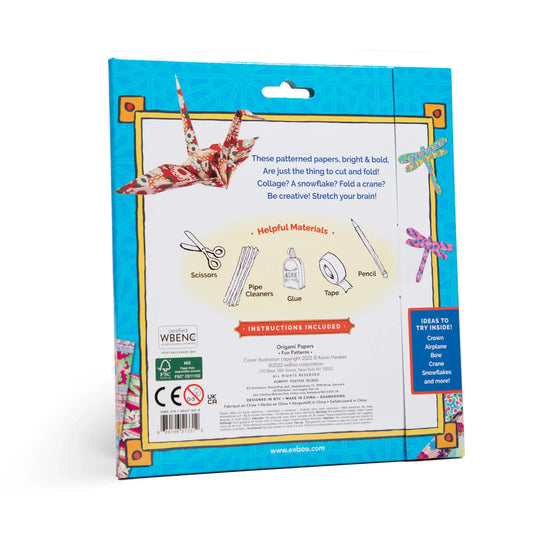 art set - origami papers - fun by eeboo