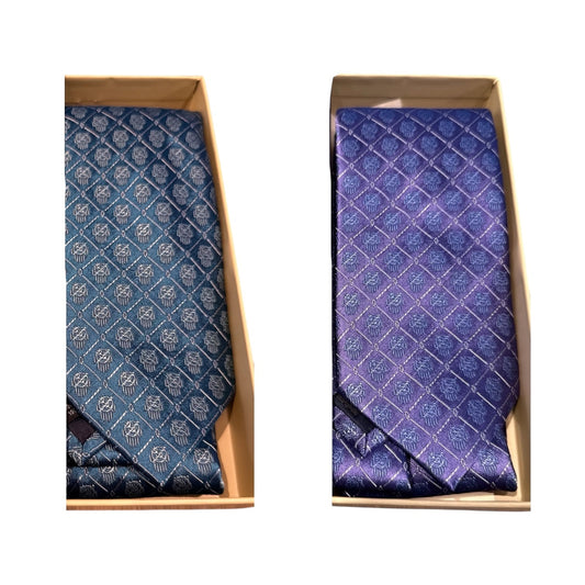 neck tie - silk - osage shield by william & lauren