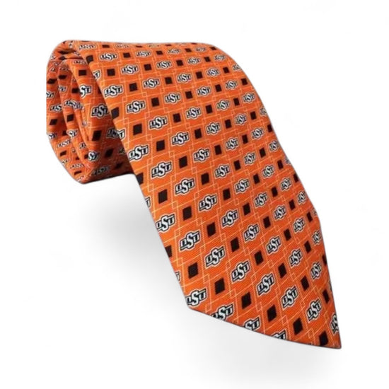neck tie - silk - osu logo by william & lauren