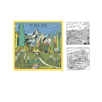 book - coloring - our national parks by parks project