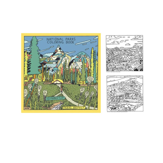 book - coloring - our national parks by parks project