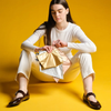 Bags | Metallic Zip Pocket | Set of 3