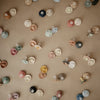 pacifier - brown rubber tip - assorted colors by mushie & co