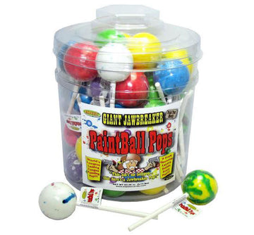 candy - giant jawbreaker - paintball pops by redstone foods inc