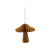 ornament - paper honeycomb mushroom (4 colors) by creative co-op