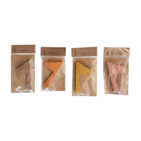 ornament - paper honeycomb mushroom (4 colors) by creative co-op
