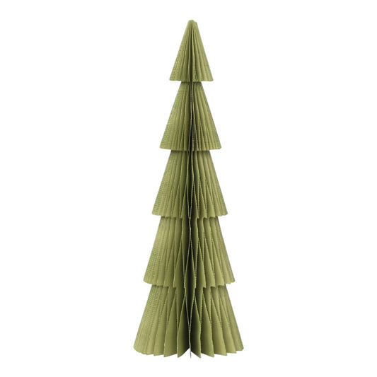 tree - magnetic folding paper honeycomb - 4" x 12" by creative co-op