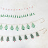 garland - paper bunting - santa by creative co-op