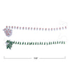 garland - paper bunting - santa by creative co-op