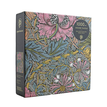 puzzle - 1000-piece - morris pink honeysuckle by chronicle books