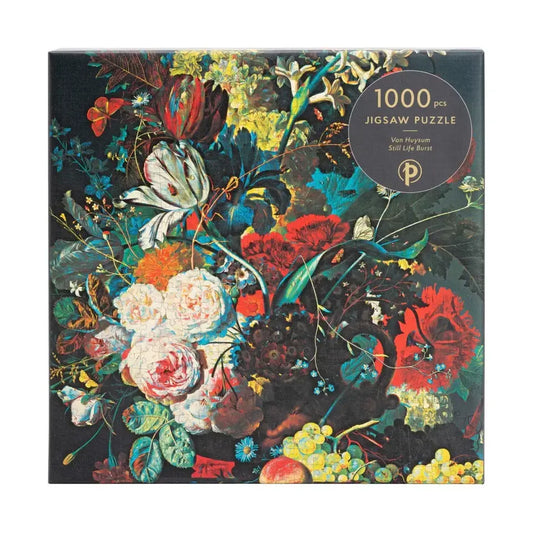 puzzle - 1000-piece - van huysum still life burst by chronicle books