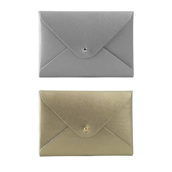 card case - mini folder - eco-friendly recycled leather by paperthinks