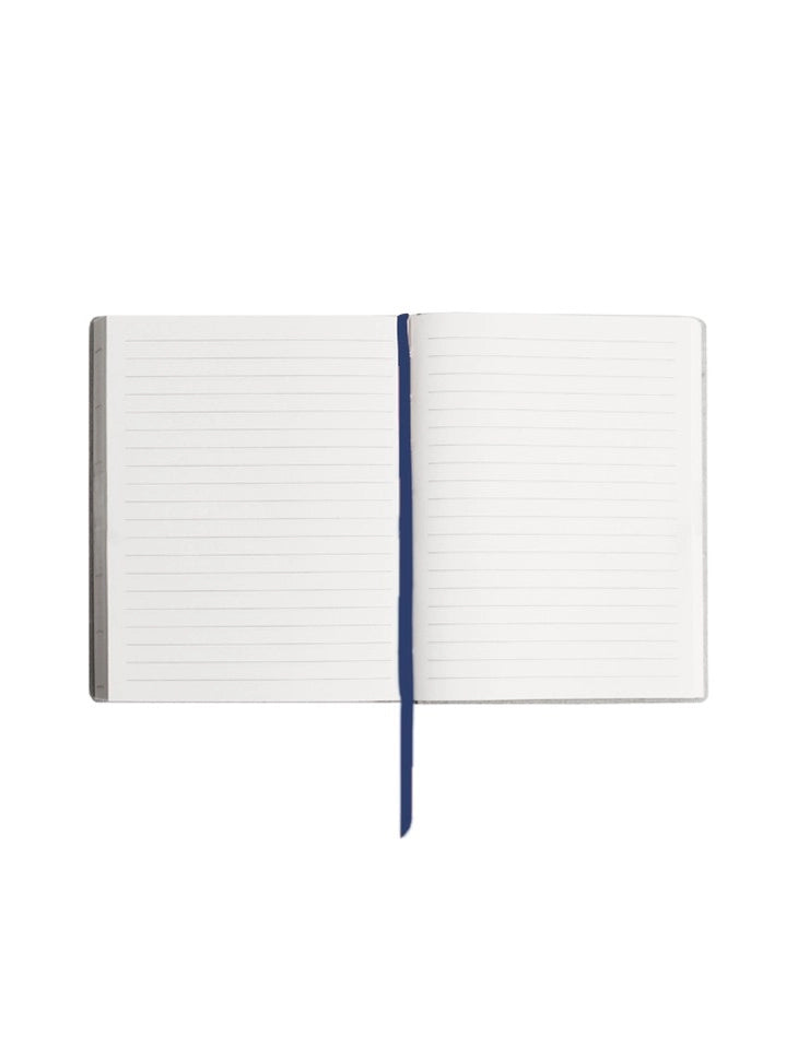 notebook - recycled leather - xl ruled by paperthinks