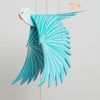 mobile - flying - parakeet budgie by tulia's artisan gallery