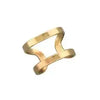ear cuff - parallel strands - gold filled by mark steel jewelry