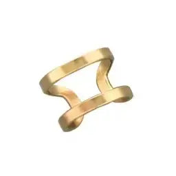 ear cuff - parallel strands - gold filled by mark steel jewelry