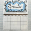 wall calendar - perpetual monthly agenda by parcel