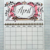 wall calendar - perpetual monthly agenda by parcel