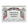 wall calendar - perpetual monthly agenda by parcel