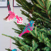 ornaments - recycled cotton paper - party birds by east end press