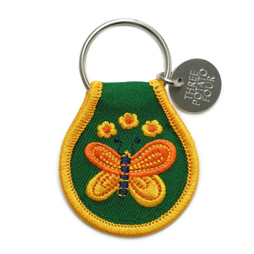 keychain - patch - butterfly by three potato four