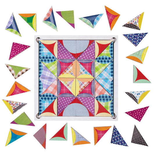 game - patchwork pattern tiles by eeboo