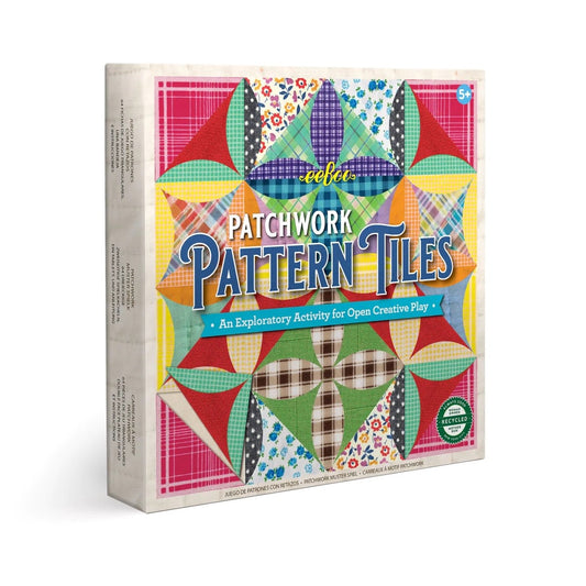 game - patchwork pattern tiles by eeboo