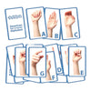 Toy | Flash Cards Wooden | Sign Language