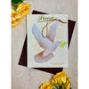 ornament + notecard - bronze - peace dove by tulia's artisan gallery