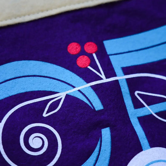 banner - camp flag - peace on earth (dove) by oxford pennant
