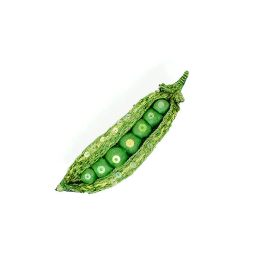 brooch pin - peas by trovelore