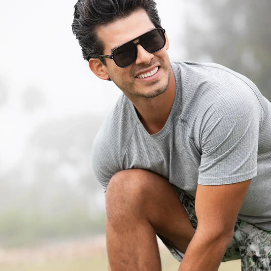 sunglasses - pedro - onyx / smoke polarized by blue planet eyewear