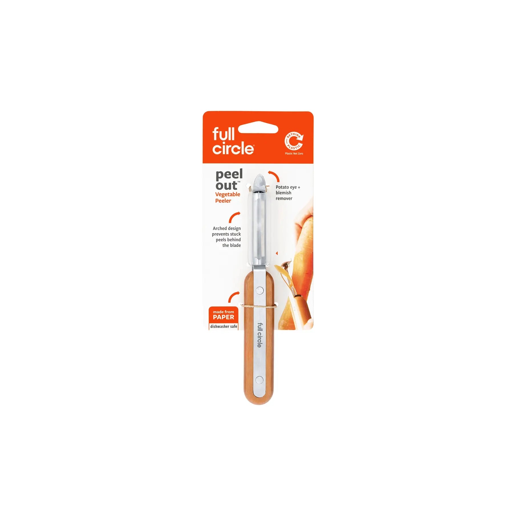 tool - vegetable peeler - "peel out" by full circle home