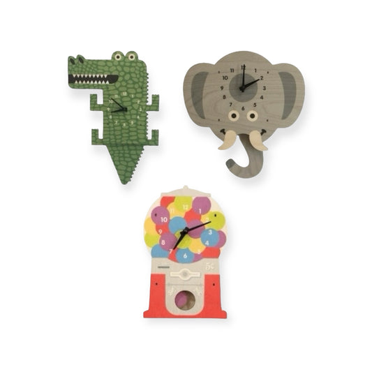 wood pendulum clock - variety by modern moose