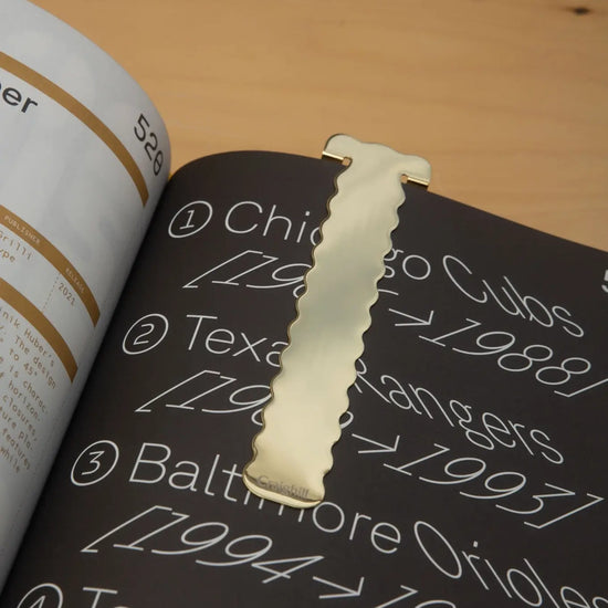 bookmark - "perch" - vapor brass by craighill
