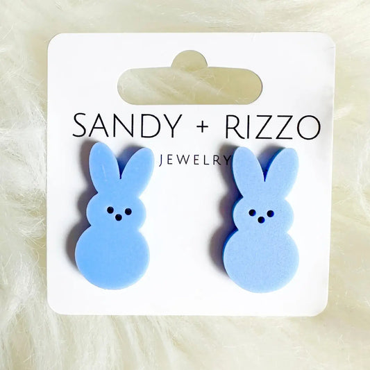 earrings - bunny pastel stud by sandy + rizzo