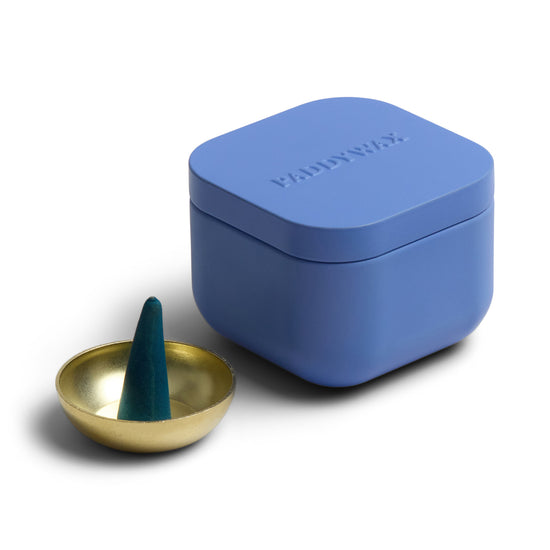 incense cones - cubed metal tin by paddywax