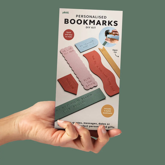 kit - bookmarks - personalized diy by pikkii usa