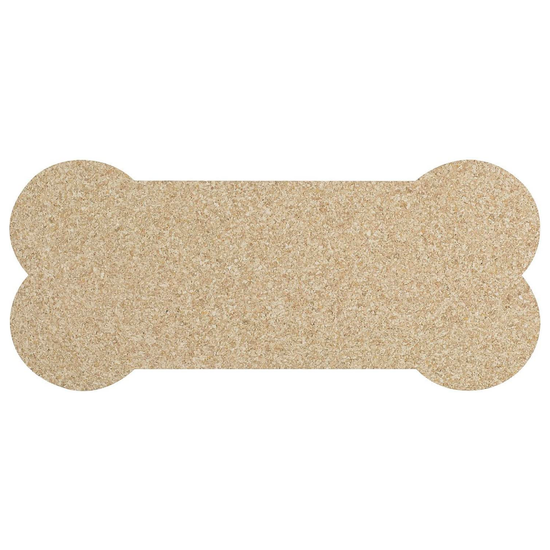 petmat - rubber skinny bone - natural by speckle & spot by oré originals