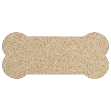 petmat - rubber skinny bone - natural by speckle & spot by oré originals