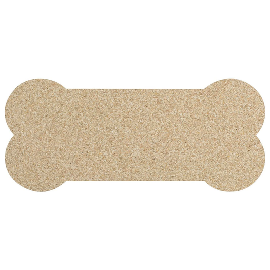 petmat - rubber skinny bone - natural by speckle & spot by oré originals