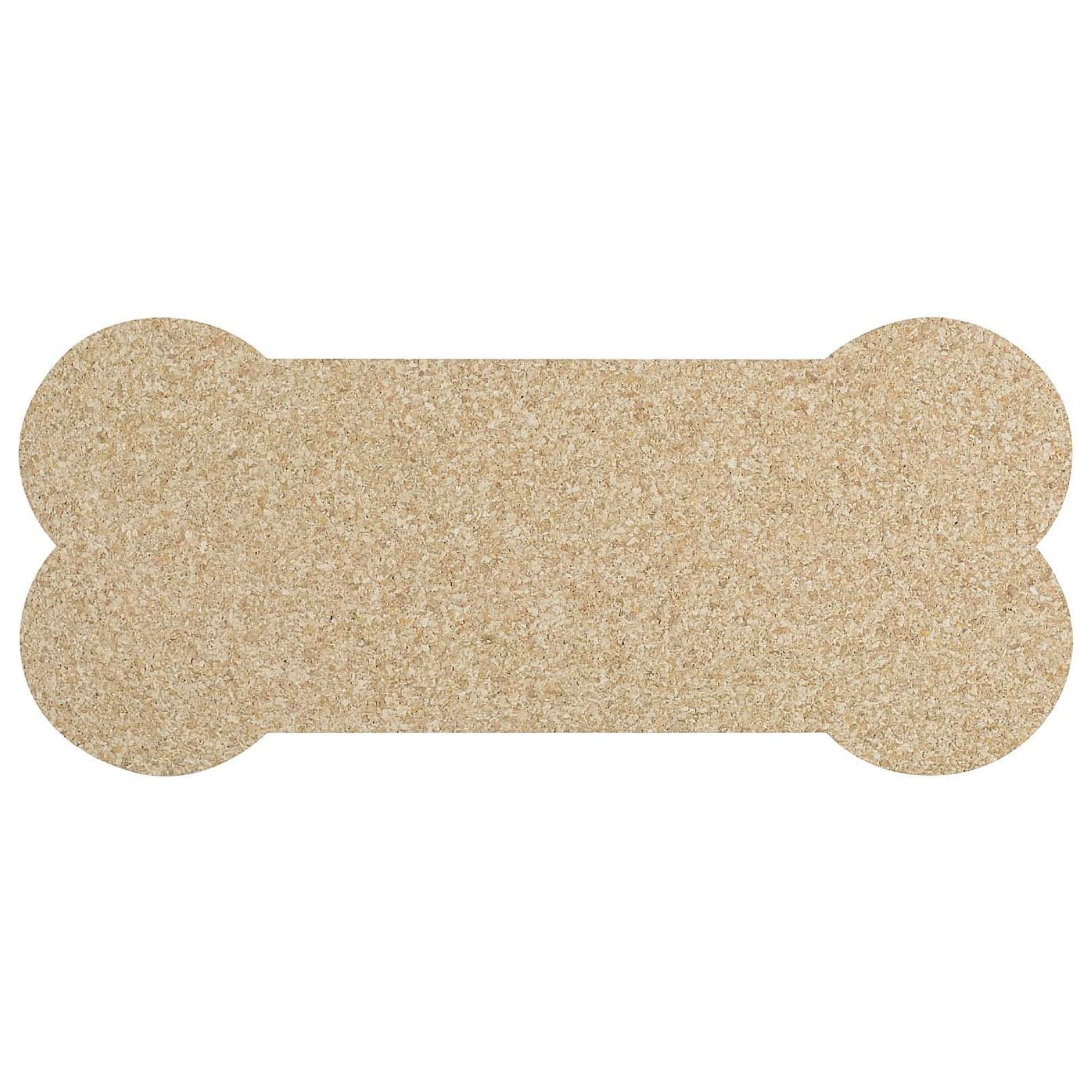 petmat - rubber skinny bone - natural by speckle & spot by oré originals