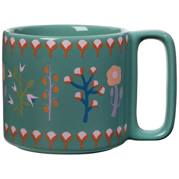 mug - midi studio - stoneware - petal power by now designs