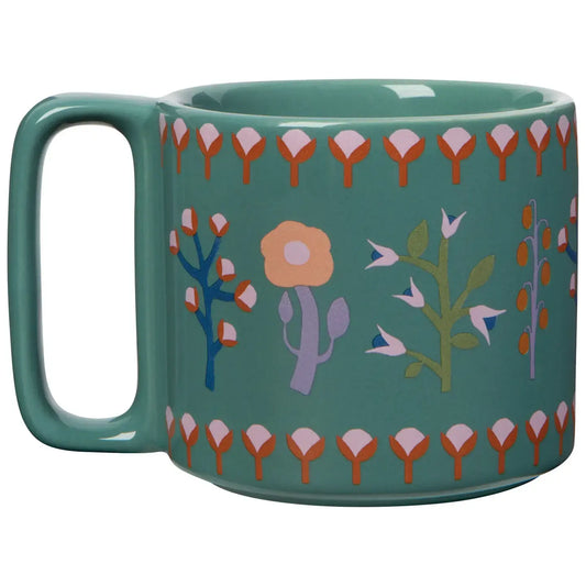 mug - midi studio - stoneware - petal power by now designs