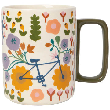 mug - studio - stoneware - petal power by now designs