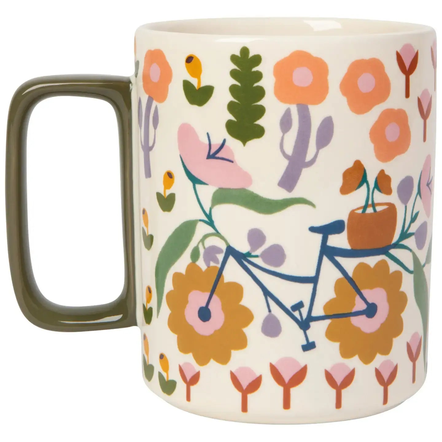 mug - studio - stoneware - petal power by now designs