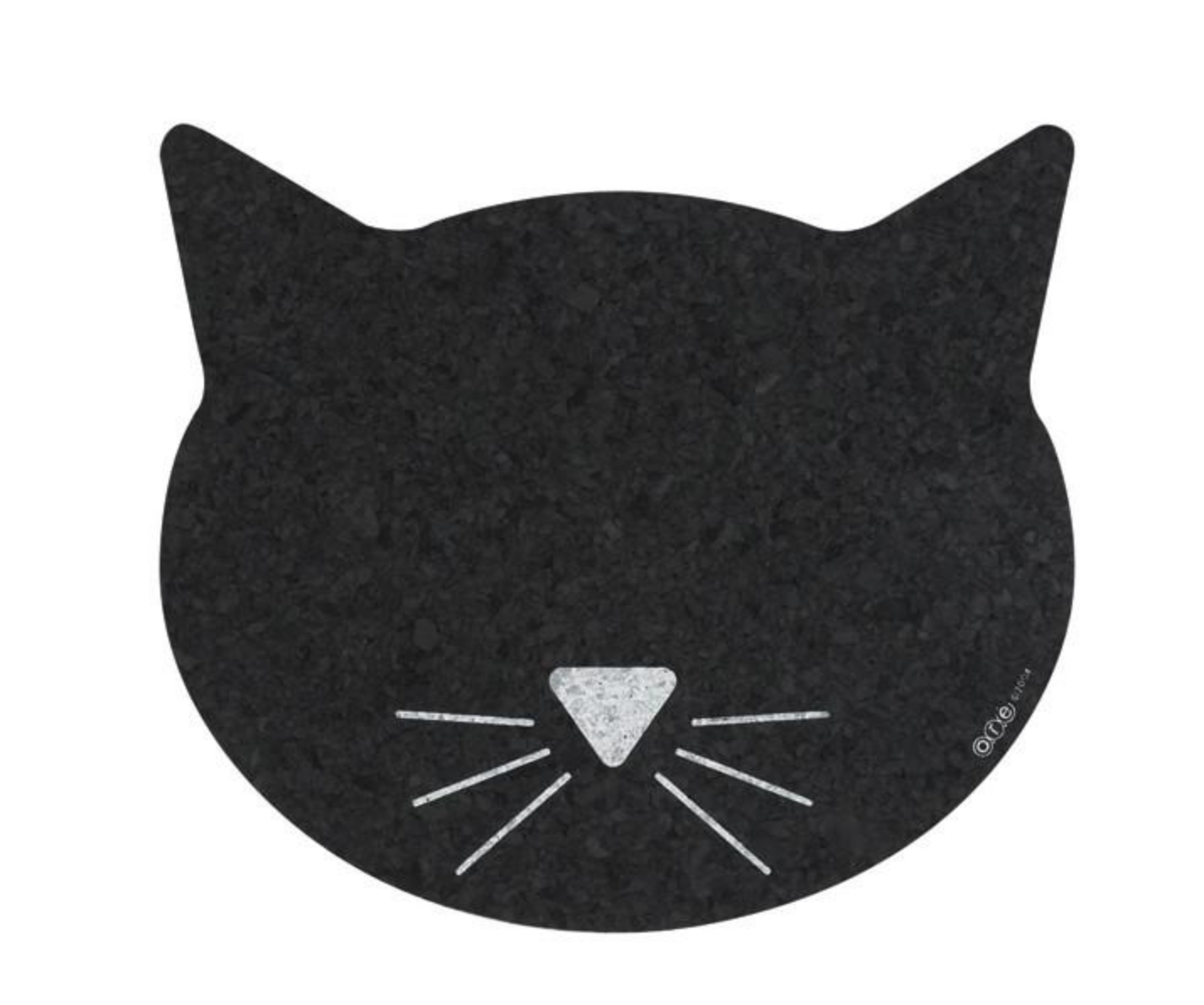 petmat - black cat face by speckle & spot by oré originals