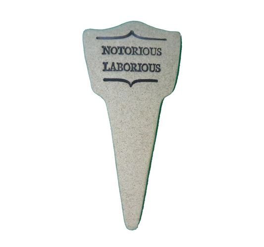 Plant Marker | Comic Latin | Notorious Laborious